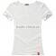 China manufacturer cheap wholesale plain blank womens T-shirt OEM white tshirt