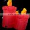 DJ-XT-03 inflatable three candle lighted christmas outdoor decoration