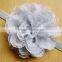 Tulle Flower Puff Headband, Big Flower Headband,Flower Headband, Girl Headband, Ruffle Headband ,Childrens Accessories