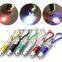 3 in 1 multifunctional LED Mini flashlight infrared laser Pointer money detectors
