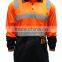 HI-VIS MENS SAFETY CLOTHING POLO SHIRTS LONG SLEEVE
