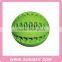 solid rubber ball dog toys green color