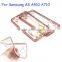 Luxury rhinestone frame back cover For samsung galaxy A510