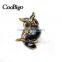 Fashion Jewelry Charming OWL Shape Design Brooch Party Promotion Gift Apparel Accessories