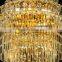 Chrome Big Iron Chandelier, Large Hotel Crystal Chandelier for Hotel Foyer, Stairs MD3108C