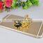 All Metal Gold Lovely Dog Finger Clip Holder Stand for Cell Phone