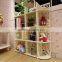 Simple Bookshelf Landing Shelf Combined Trapezoid Bookcase Display Creative Receive Shelf in the Sitting Room