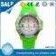 Promotion gift colorful silicone strap alloy case japan quartz kids watch
