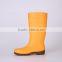 Factory price unisex waterproof safety PVC rain boots, steel toe safety boots