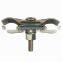 fencing coupler for fitting clamp