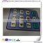 Custom tactile buttons membrane overlay switch with lcd clear window