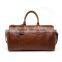 China supplier popular style comfortable genuine leather luggage bag