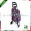 Pooyo satin shopping trolley bag with 2 wheels A2S-23