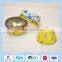 Egg-shaped wholesale custom food grade safe tin can for celebrating