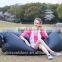 Lazy Inflatable fabric air bed bag for camping