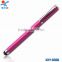 2 in 1 plug bush touch screen pen and ball pen