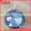 Hanging decoration glass christmas tree ornament christmas gifts crafts flat ball