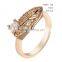 Luxury Fashion Jewelry Women Zircon White Gold Plated for Girlfriend Gift