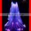 Full color change led capes,stage show dance led lighted custom clothes,fiber optic light up dance dress