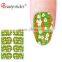 clover,gel,neon nail sticker for art design spongebob stickers