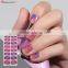 OEM ODM Bling Korean 16 Tips Glitter Nail Wrap