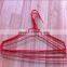 16"sprayed notched wire hanger for laundry