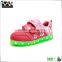 Wholesale factory price cute children led shoes, comfortable led shoes with battery