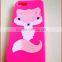 Fashion 3d cartoon design protective silicone phone case