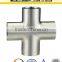 ASTM A 403 304/316 Seamless stainless steel 4-way cross pipe fitting