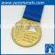 custom design round metal custom race medal