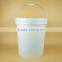 Plastic Barrel With Screw Lid, 30L Metal Handle Plastic Bucket, Plastic Container Packaging Drink Drums