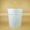 Plastic Barrel with Screw Lid, 30L Metal Handle Plastic Bucket, Plastic Container packaging Drink Drums