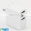 Universal Multiple USB ports wall charger for tablet pc, iphone, ipad, and samsung galaxy with CE FCC