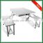 Wholesale Dispaly Aluminum Adjustable Folding Camping Table Set