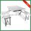 Wholesale 4 Chairs Aluminum Adjustable Outdoor Camping Folding Table and Chairs Set