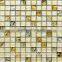 hand paint mosaic golden crystal glass mosaic tile(PM23070)