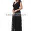 lace stitching sleeveless plus size dress