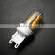 Jiaxing LED G9 filament bulb TUV CE approved replace halogen G9 small bulb
