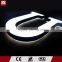 double side light led acrylic alphabet letters channel letter lighted acrylic led letter sign