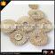 6 Pieces Hoop Alloy Accessory Crack Indian Design Necklace Bangle and Earring Jewelry set