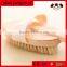 Custom Wooden Long Removable Handle Boar Bristle Body Brush