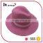 New Fashion Custom 100% Wool Pink Felt Hat