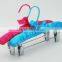 Candy Color Satin Padded Pants/Skirt Hanger with Clips for Children