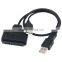 2016 new arrival USB 2.0 to SATA Serial ATA 15+7 22P Adapter Cable For 2.5" HDD Laptop Hard Drive