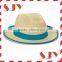 Children straw hats fashion mesn floppy beach hats