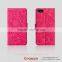 Flower Embossed Leather Pattern Case for Iphone5 5S