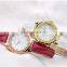 Hot sale!!! Free Shipping !!! fashion genuine leather diamond leisure quartz lady's wrist watch