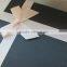 Luxury rigid board black hot foil stamping embrossing fancy paper gift box with ribbon bowknot