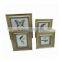 High-quality Metal Decoration photo frame with Metal Logo Sticker for photo album