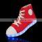 2016 Battery Operated LED Shoes Light Men LED Light Up Canvas Shoe
